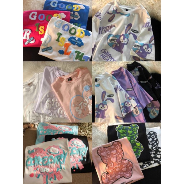 Áo thun 10k siêu đẹp Shopee CHUYÊN SỈ Áo Thun Tay Lỡ 2x 3x ( ảnh thật Shop tự chup 100%)