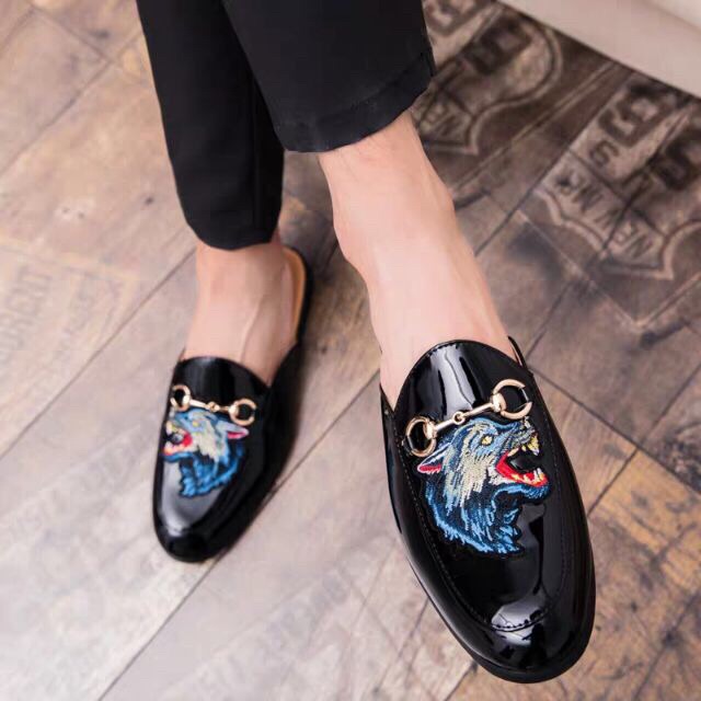 Sục nam😍Freeship đơn 150k💥giầy sục thời trang nam, mặt sói xanh, mèo xanh cực đẹp | BigBuy360 - bigbuy360.vn