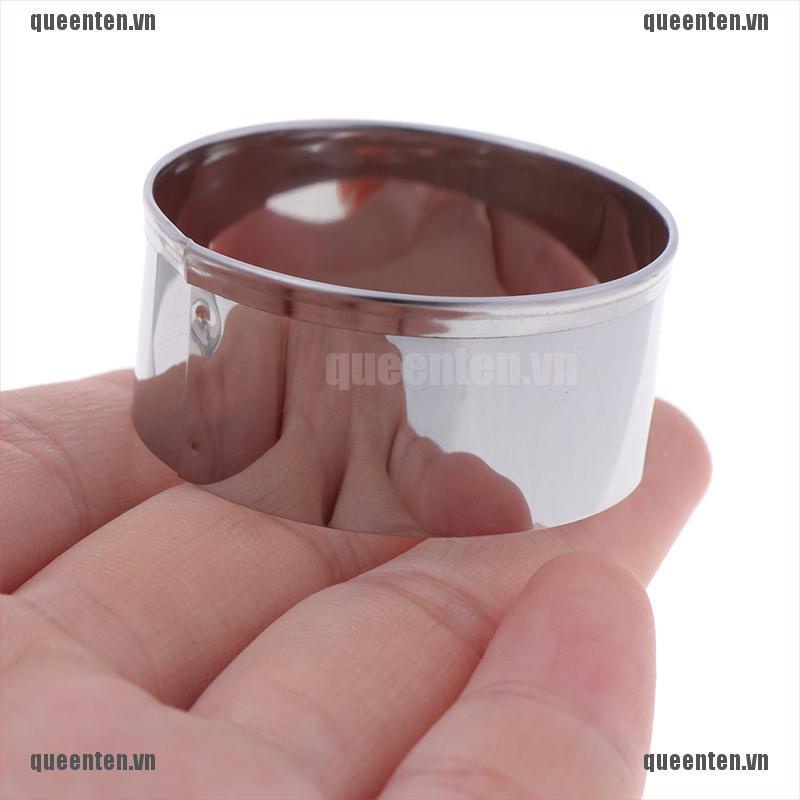 5 Set Round Circle Stainless Steel Cookie Cutter Biscuit DIY Baking Pastry Mold QUVN