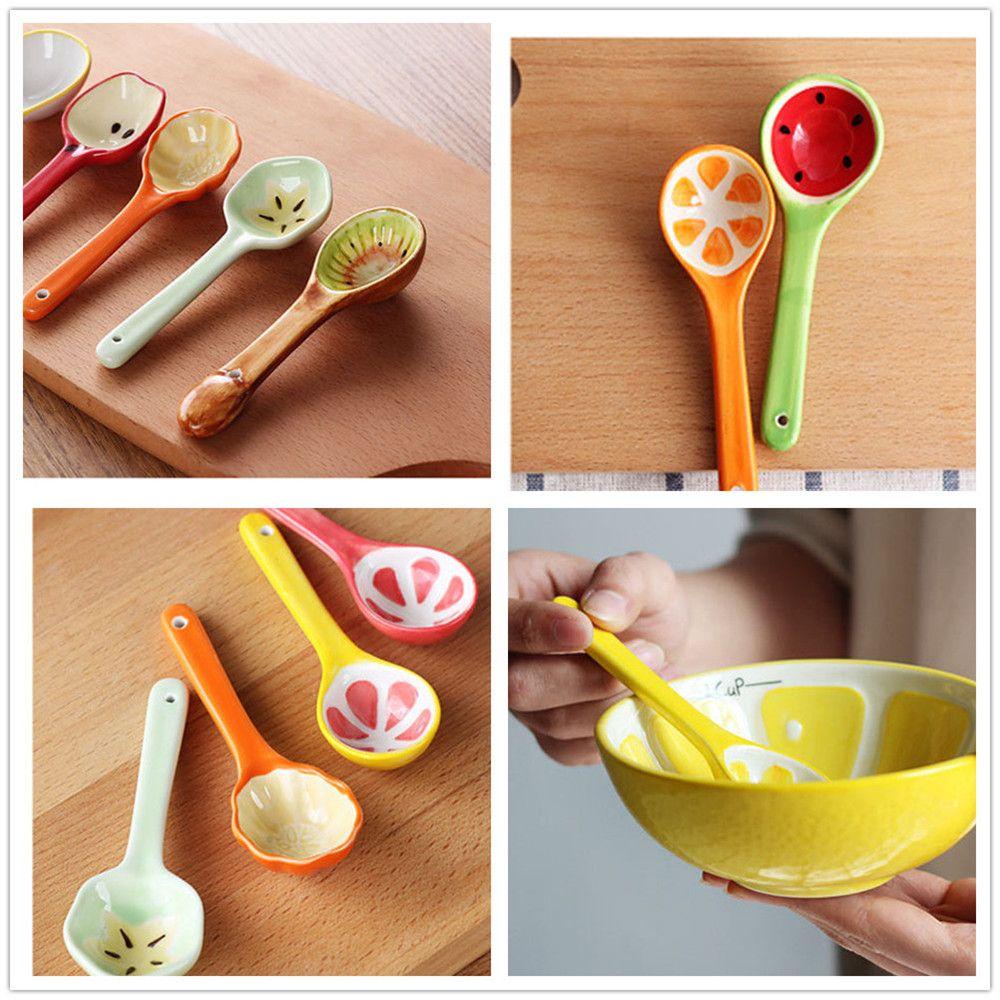 Muỗng Cà Phê Hình Trái Cây Dễ Thương