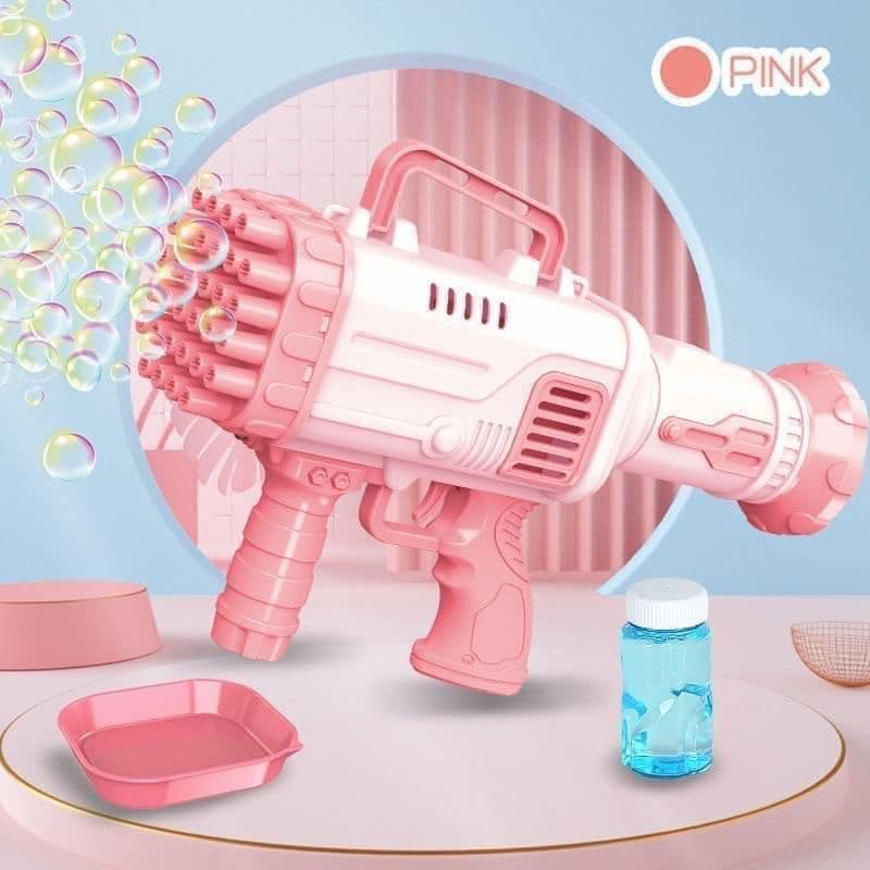Súng bắn bong bóng xà phòng 32 nòng siêu mạnh chạy bằng pin