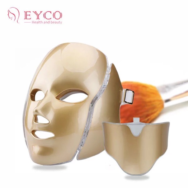 Mặt Nạ Ánh Sáng 7 Màu Sinh Học Điện Di 24k Gold