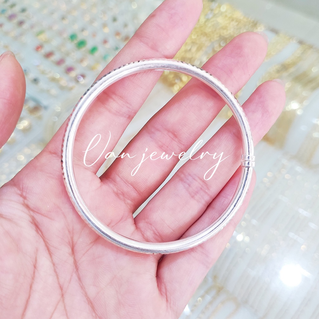 Vòng tay nữ bạc ta Van jewelry V10537