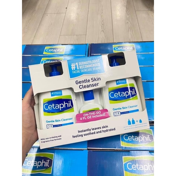 Sữa Rửa Mặt Centaphil Set 3 Chai Hàng Chính Hãng