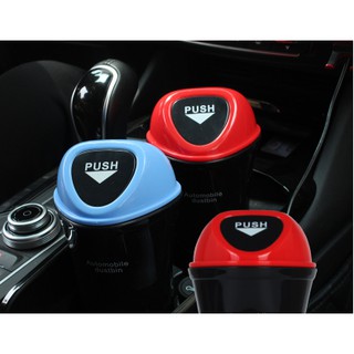 Thùng rác mini trên ô tô – có nắp, có thể treo – Siêu tiện dụng