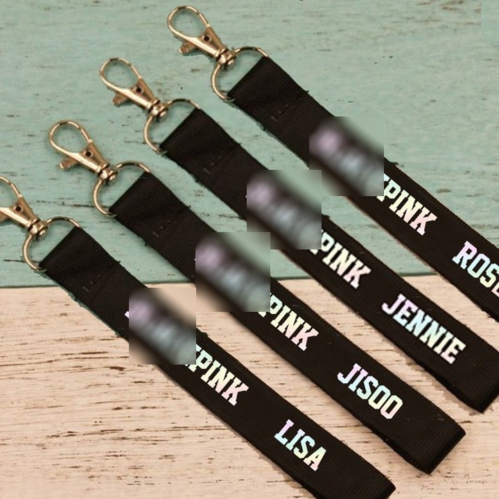 ( Mẫu 2)- Nametag Blackpink Lisa Jisoo Jennie Rose phụ kiện idol strap dây đeo điện thoại quà tặng trang trí xinh xắn