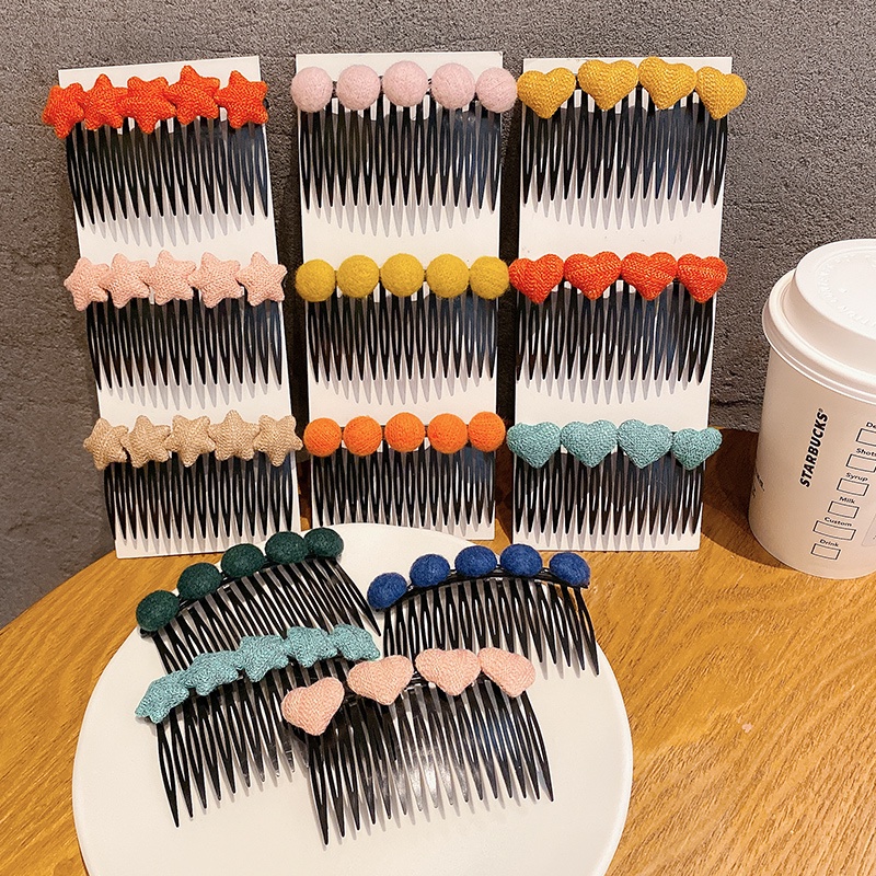 Kẹp Tóc Lông Xù Xinh Xắn Đáng Yêu Cho Nữ Kiểu Hàn Quốc