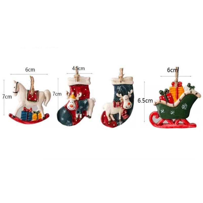 Cây Thông Giáng Sinh Nhỏ Tự Làm Bằng Nhựa Resin Phong Cách Retro Trang Trí Nhà Cửa