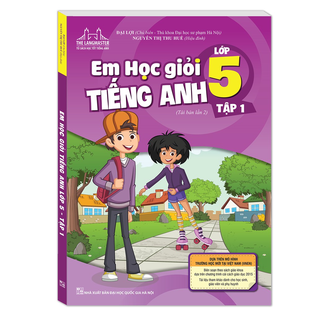 Sách - Combo Em học giỏi tiếng Anh lớp 5 (Tái bản 2020 có sửa chữa bổ sung trọn bộ 2 tập)