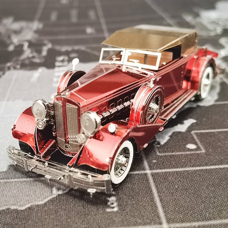 Mô Hình Lắp Ráp 3d Xe Packard Twelve Convertible 1934
