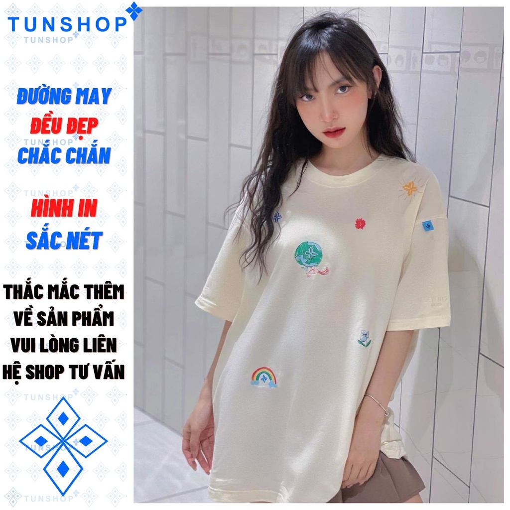 Áo thun LEVENTS Loveyou300k Special/ Cream Tay Lỡ Nam Nữ Levents