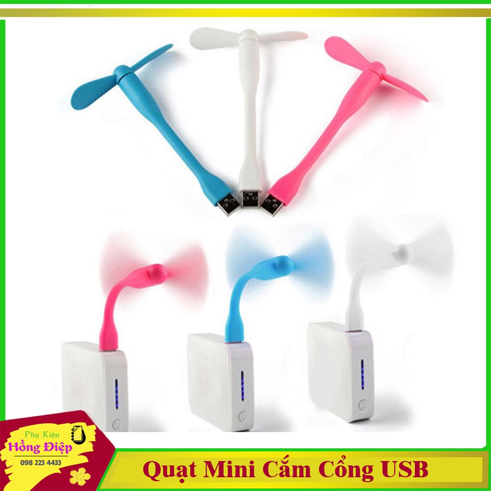 Quạt Mini Cắm Cổng USB - Sạc Dự Phòng