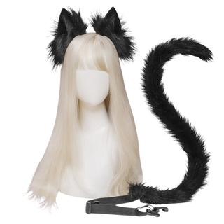 Cat ears tail cosplay Array
