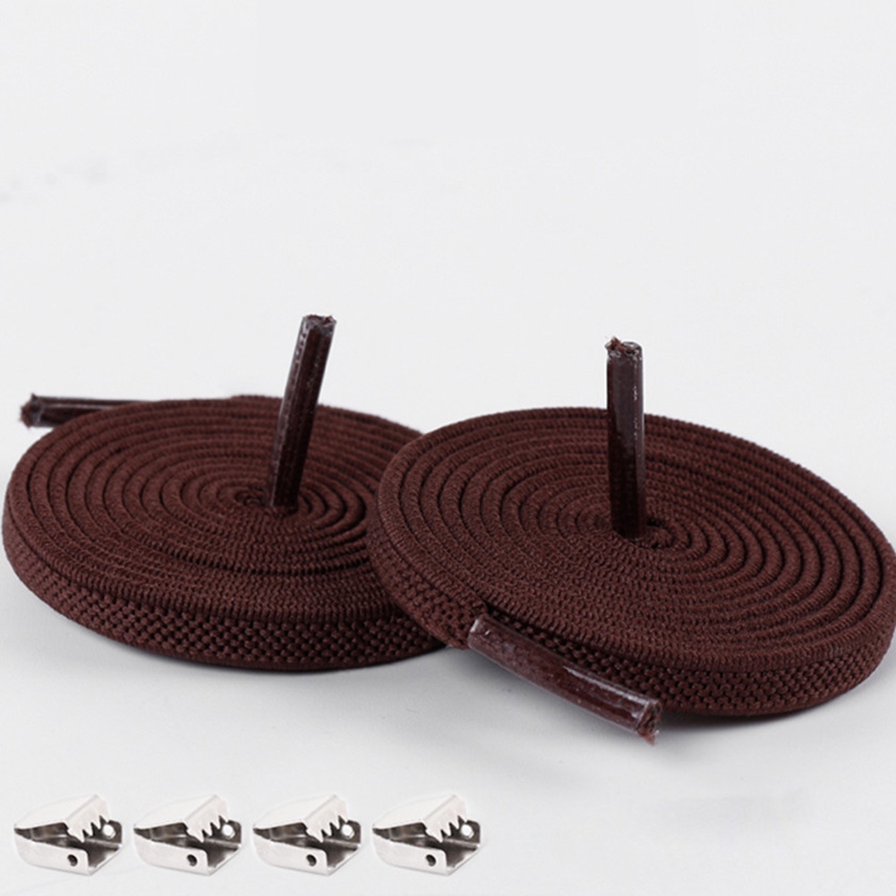 1 Cặp dây giày co giãn bằng polyester không cần buộc