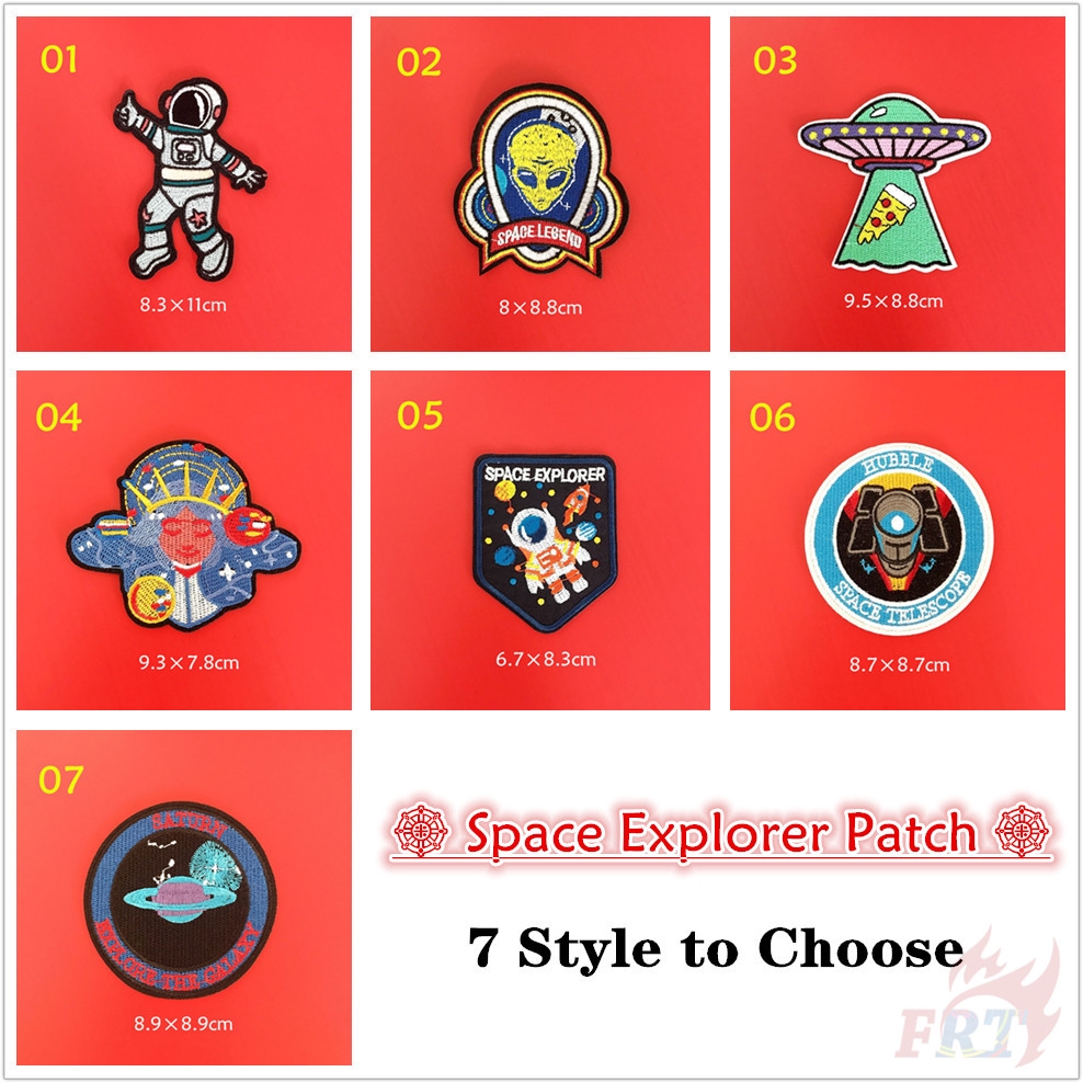 ☸ NASA - Space Explorer Patch ☸ 1Pc Diy Sew on Iron on Patch （NASA - Series 08）