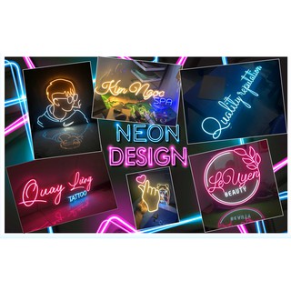 Đèn Led Neon hình chữ trang trí (nhận làm theo yêu cầu)