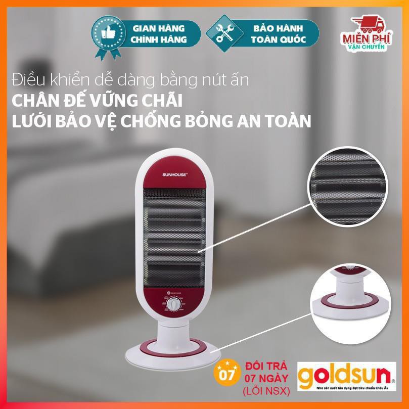 Sưởi Điện Hồng Ngoại Sunhouse SHD7022, Máy Sưởi Điện Hồng Ngoại Sunhouse Làm Ấm Nhanh Tỏa Nhiệt Đều