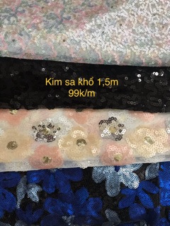 Vải kim sa cao cấp 120k/m