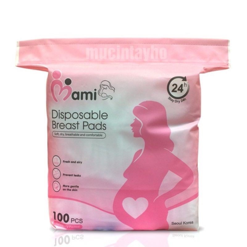 Miếng lót thấm sữa Mami Care loại 30 miếng và 100 miếng