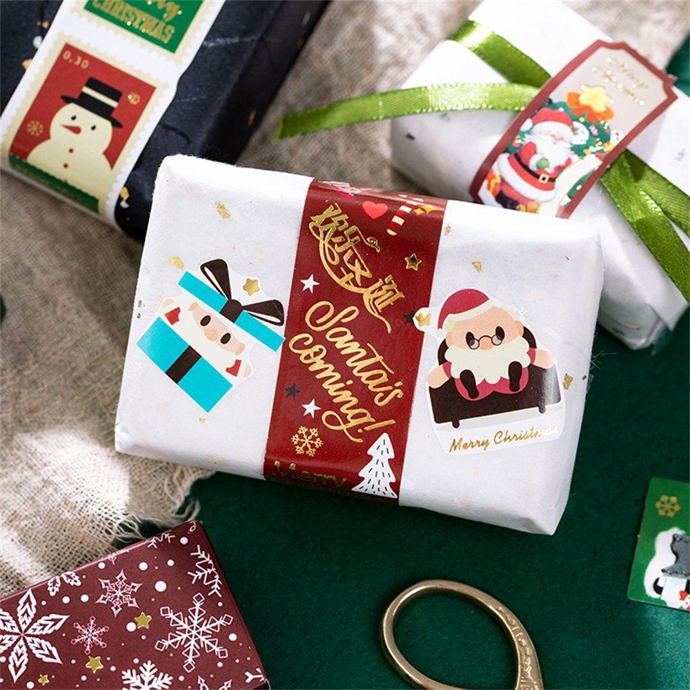 Set 36 Sticker Dán Trang Trí Sổ Tay Chủ Đề Giáng Sinh