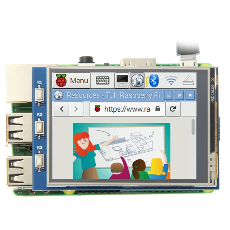 Màn hình cảm ứng 9cm cho Raspberry Pi | BigBuy360 - bigbuy360.vn