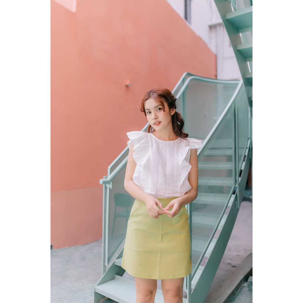 MINX - Áo Shoulder Ruffle Top