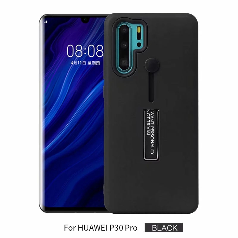 Huawei P30 Pro P30 Lite Huawei P20 Pro P20 Huawei P10 Lite Case Finger Loop Strap Cover Hide Kickstand Armor Shockproof DGX