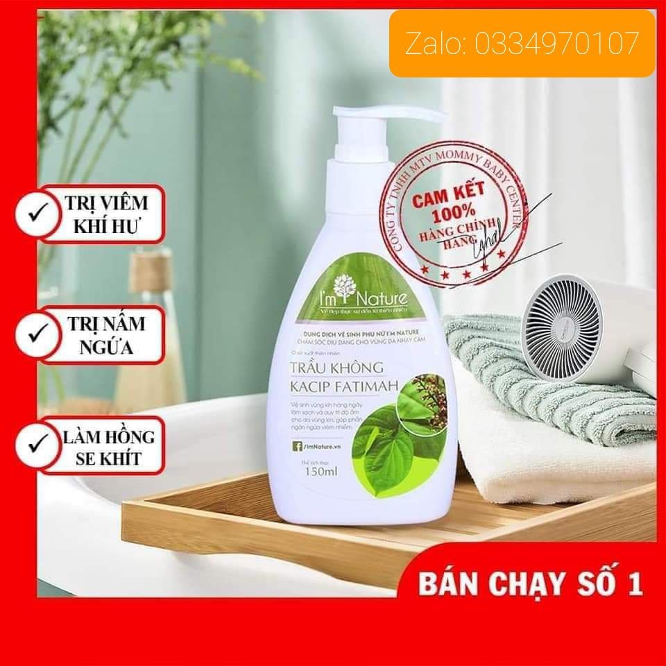 Dung Dịch Vệ Sinh Phụ Nữ Trầu Không - I’M Nature 150ml