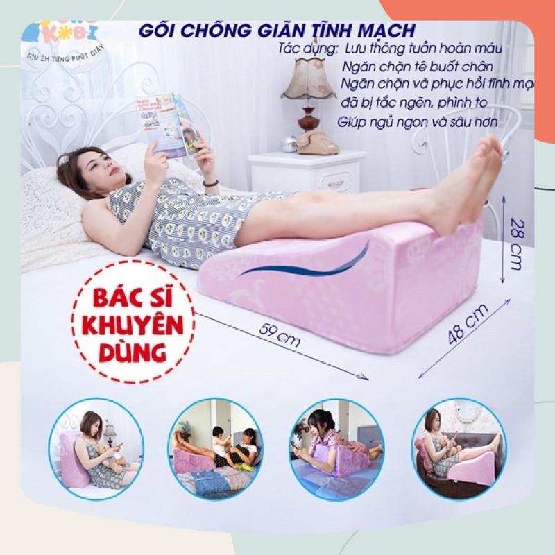 Combo 2 gối chống giãn tĩnh mạch chân Yorokobi