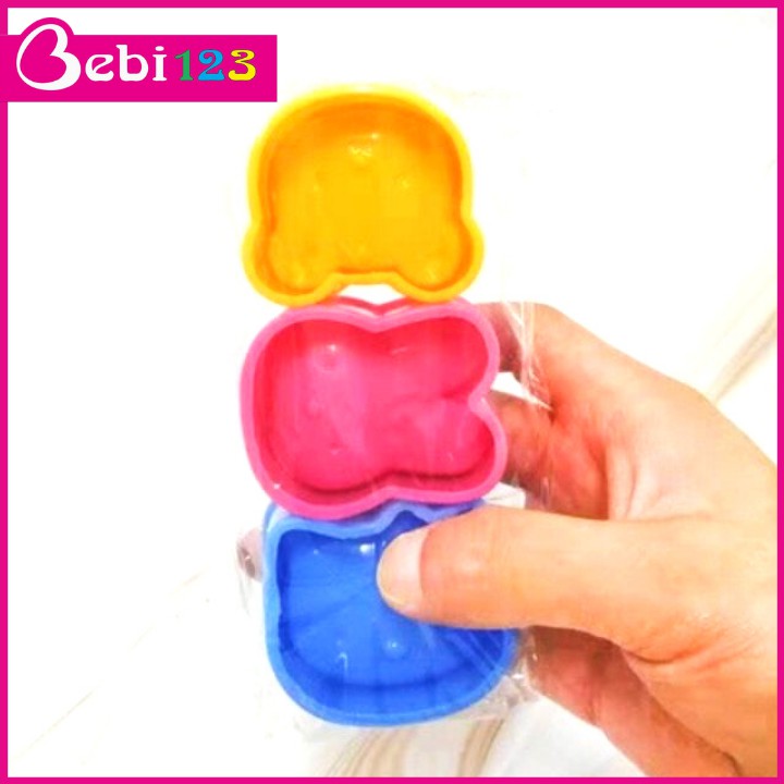 Set 3 khuôn cơm ép bánh tạo hình đáng yêu cho bé