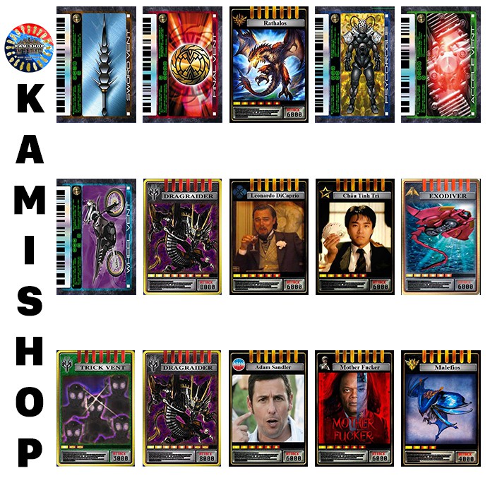 Card Advent Ryuki  KAMISHOP Kích thước DX - Tổng hợp các mẫu Card mới