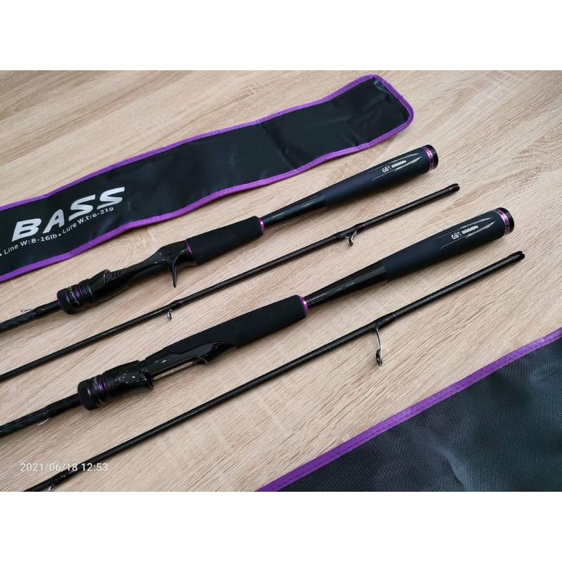Cần Câu Cá Mojo Bass B712M - S712M  - 2.13m