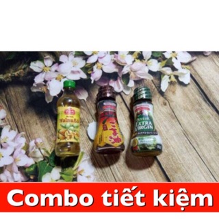 Combo dầu Olive Ajinomoto + dầu óc chó Đức + dầu mè Ajinomoto cho bé