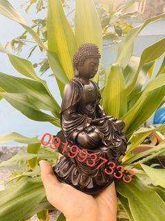 Tượng phật A Di Đà nâu 18 cm