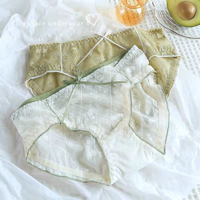 Quần Lót Nữ Phối Ren Thoáng Khí Dễ Thương
