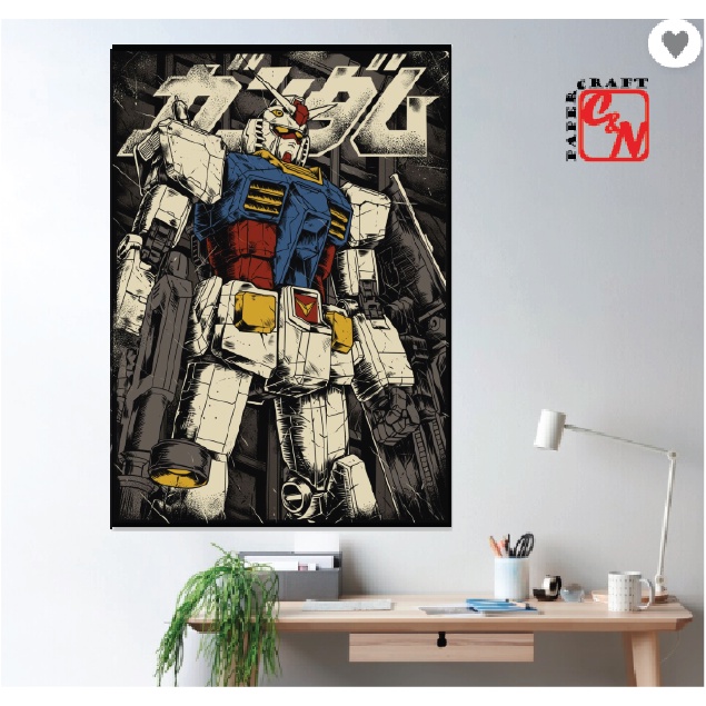 Poster nhựa siêu lớn|Poster Gundam RX 87 2|Posters dán tường