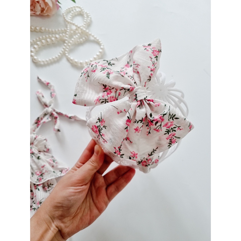 Bodysuit bé gái dễ thương thôi nôi-đầy tháng