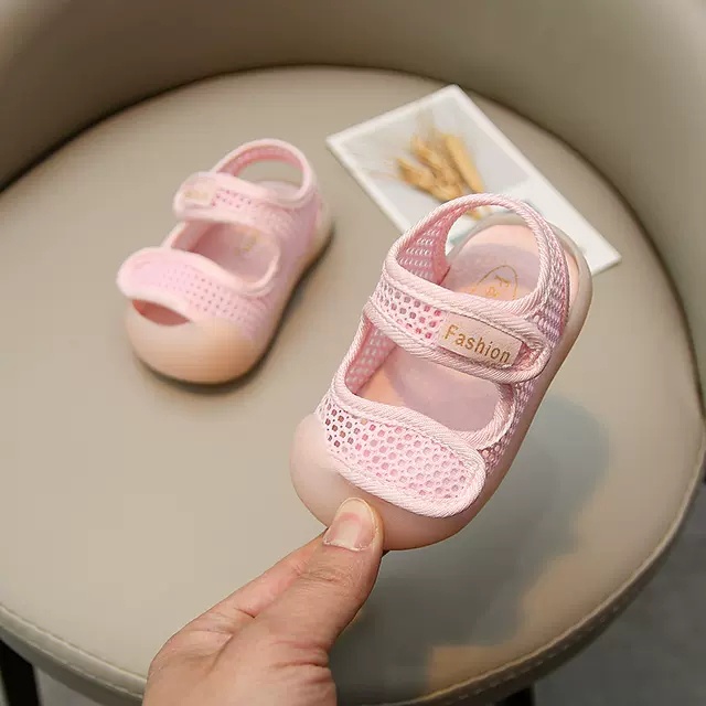 Sandal lưới tập đi cho bé trai bé gái có chống vấp bảo vệ chân bé mã mới 2203