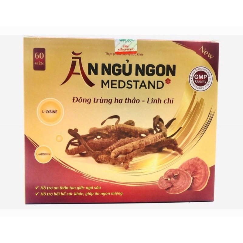 ĂN NGỦ NGON MEDSTAND – Hỗ trợ an thần tạo giấc ngủ sâu, bồi bổ sức khoẻ, giúp ăn ngon miệng