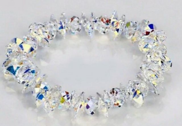 Pha lê Swarovski hạt dĩa 6mm