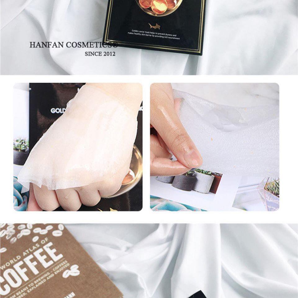 Mặt Nạ Cấp Ẩm, Dưỡng Da Trắng Sáng Ngăn Ngừa Thâm JM Solution Active Golden Caviar Nourishing Mask 30ml