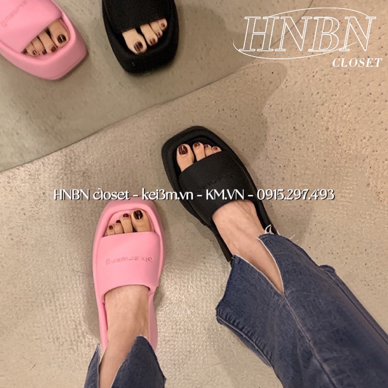 Dép độn đế Wang lót satin cao cấp