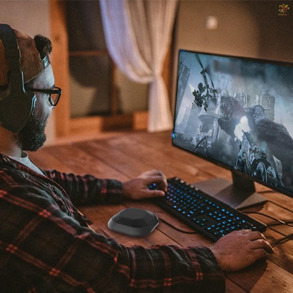 Micro Hội Nghị E-T Cổng USB Xoay 360 Độ° Bộ Micro Thu Âm Đa Hướng Không Ồn Cho PC Laptop | BigBuy360 - bigbuy360.vn