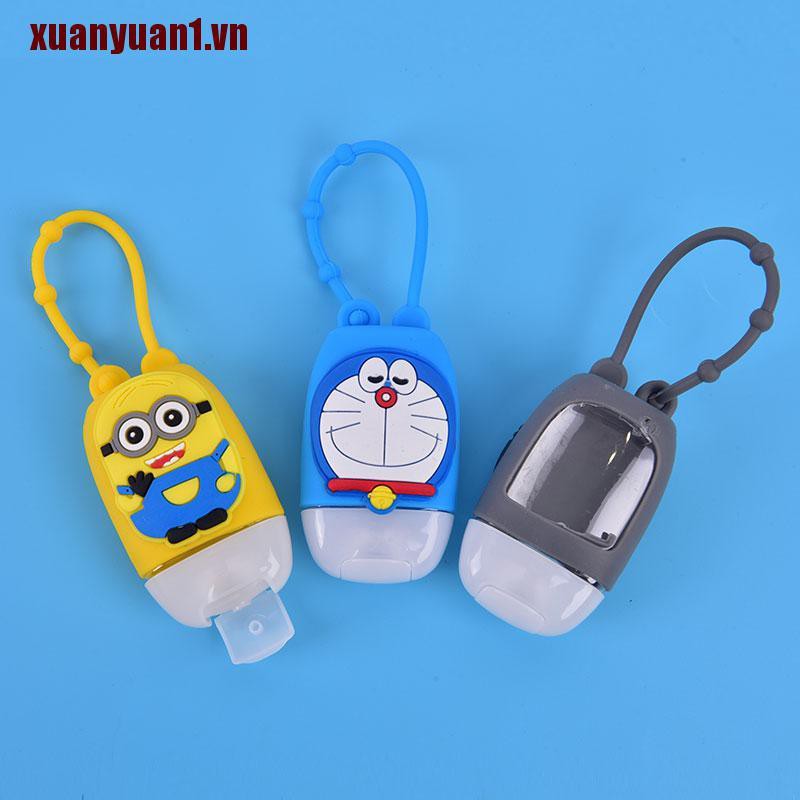 Bình Đựng Nước Rửa Tay Mini 30ml In Họa Tiết Hoạt Hình Có Thể Tháo Rời Tiện Dụng 30ml
