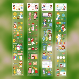 Sticker trang trí sổ cute
