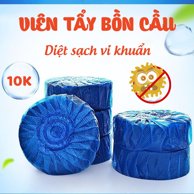 Viên Tẩy Rửa Bồn Cầu, Viên Thả Bồn Cầu Khử Mùi Hôi Nhà Vệ Sinh LEON OFFICIAL