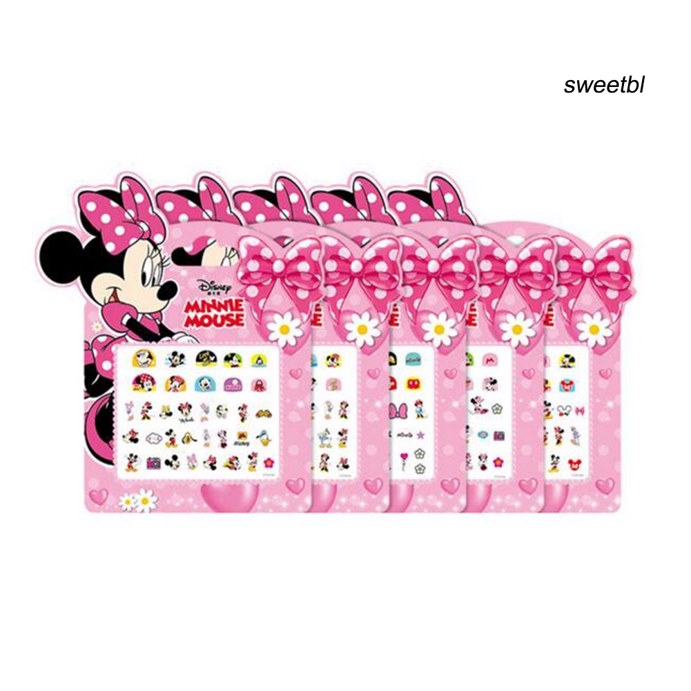 MVP2634 Tấm hình dán móng tay họa tiết nhiểu kiểu dễ thương cho bé gái