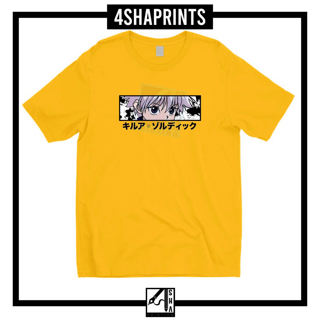 Áo thun KILLUA EYES  ANIME TSHIRT HUNTER X HUNTER  ngắn tay cổ tròn độc đẹp