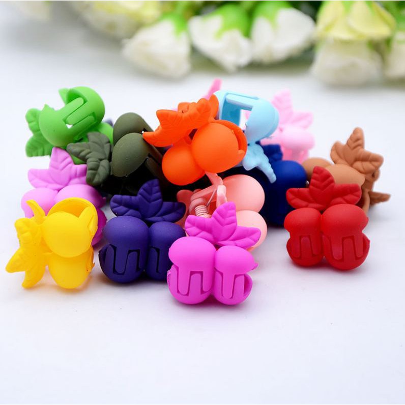 Kẹp tóc thỏ tai dài/ chuột Mickey/ trái cây cho bé (Sỉ 1,5k)   Clovershop68