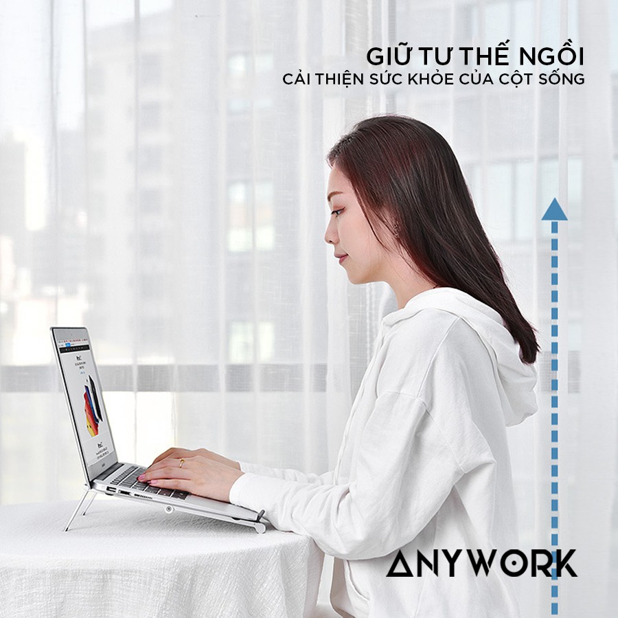 Giá đỡ laptop 2020 bỏ túi  Đa thiết bị máy tính bảng và điện thoại | Anywork